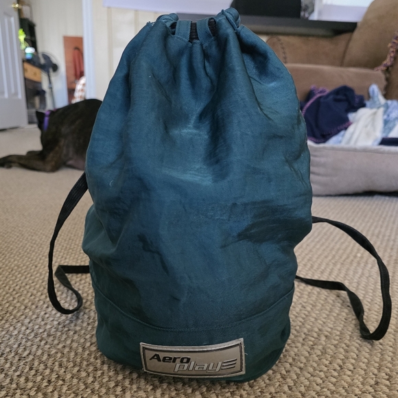 Blue Drawstring Bag - Picture 1 of 4